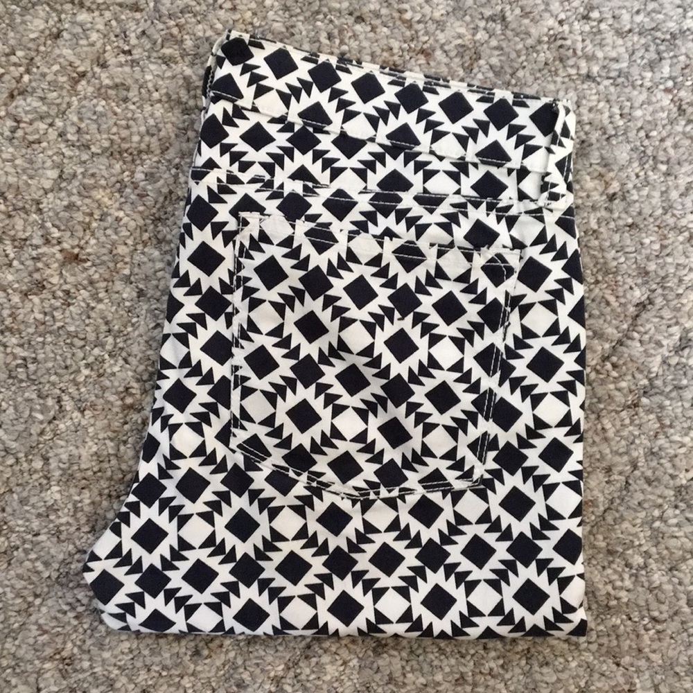 J.Crew Toothpick Jean in Geometric Print - Picture 2 of 7